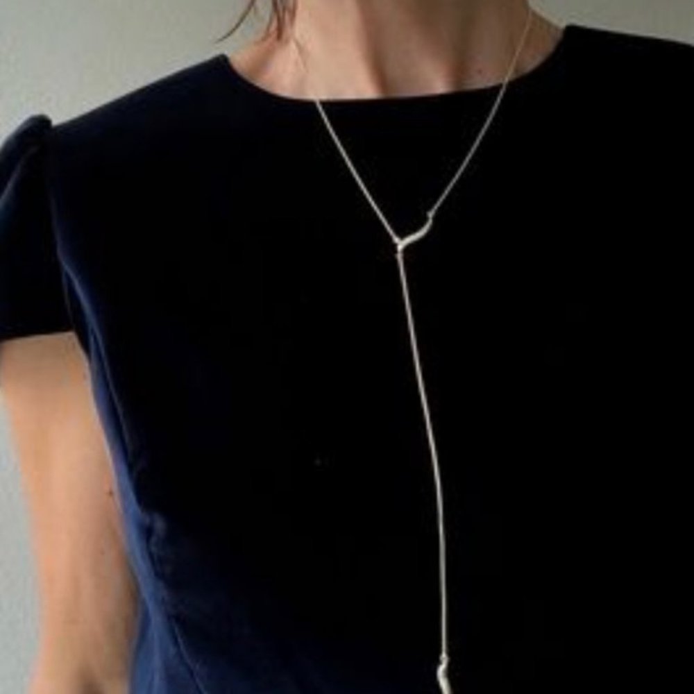 Kendra Scott ‘Jace’ Y Necklace Silver